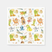 Brainrot Meme Birthday Party Serviette (Vorderseite)