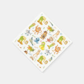 Brainrot Meme Birthday Party Serviette (Ecke)