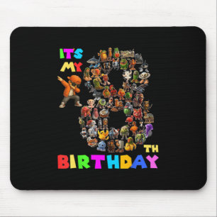 Brainrot Meme Bo zum 8. Geburtstag Mousepad