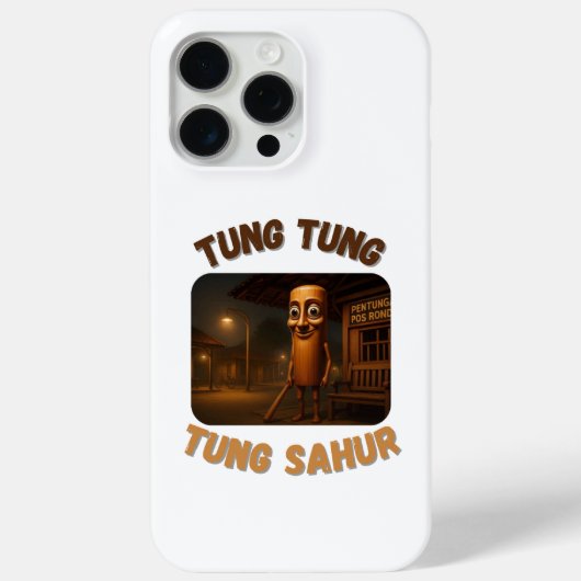 BrainRots Tung Tung Tung Sahur Case-Mate iPhone Hülle (Rückseite)