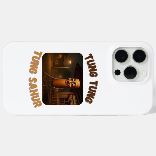 BrainRots Tung Tung Tung Sahur  Case-Mate iPhone Hülle (Rückseite (Horizontal))