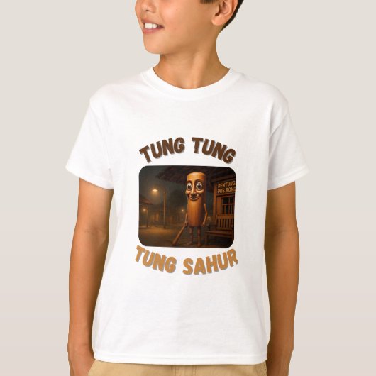 BrainRots Tung Tung Tung Sahur T-Shirt (Vorderseite)