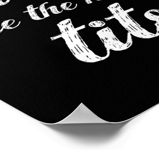 Brains Are The New Funny Feminist Litical Quote Poster (Ecke)