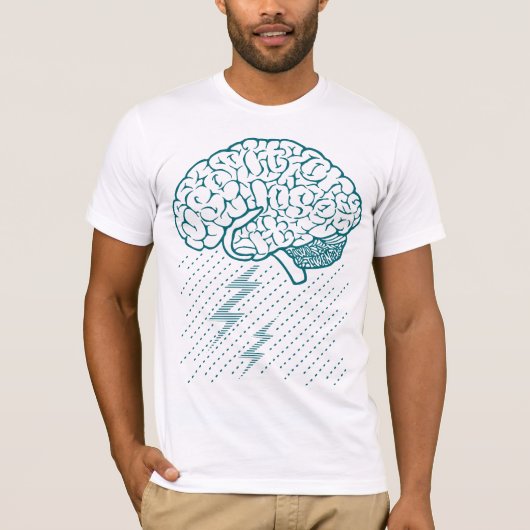 Brainstorm (Aquamarin) T-Shirt (Vorderseite)