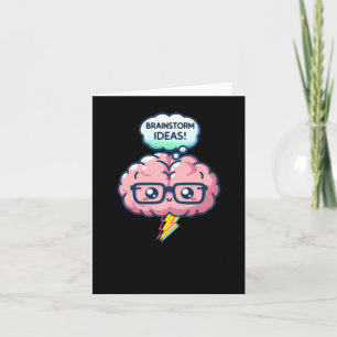 Brainstorm Ideen! Hinweis für alle Aufkleber Karte