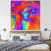 Brainstorm in Farbe Leinwanddruck (Insitu (Schlafzimmer))