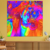 Brainstorm in Farbe Leinwanddruck (Insitu (Wohnzimmer))