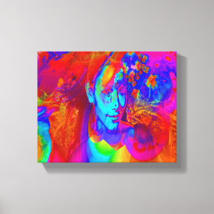 Brainstorm in Farbe Leinwanddruck