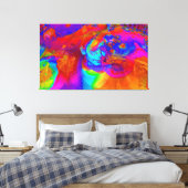 Brainstorm in Farbe Leinwanddruck (Insitu (Schlafzimmer))