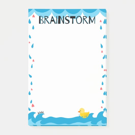 Brainstorm Post-it Notes Klebezettel (Vorderseite)