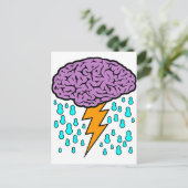 Brainstorm Postkarte (Stehend Vorderseite)