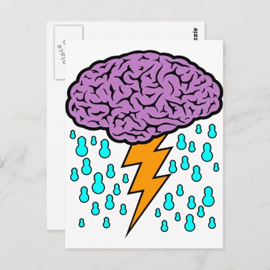 Brainstorm Postkarte (Vorne/Hinten)