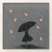 Brainstorm Pun Glasuntersetzer (Vorderseite)