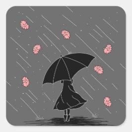 Brainstorm Pun Quadratischer Aufkleber