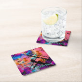 Brainstorm Rechteckiger Pappuntersetzer (Vor Ort)