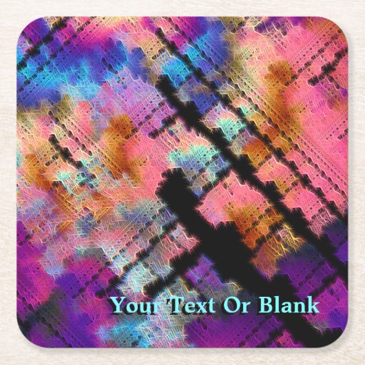 Brainstorm Rechteckiger Pappuntersetzer (Vorderseite)