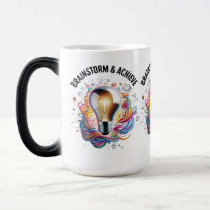 Brainstorm und Tasse Schüren Sie Ihre Kreativitä