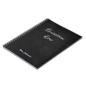 Brainstorm Zone Black Notebook Notizblock (Linke Seite)