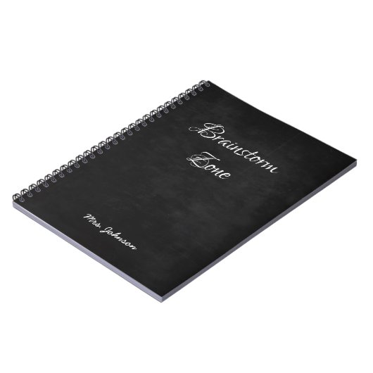 Brainstorm Zone Black Notebook Notizblock (Linke Seite)