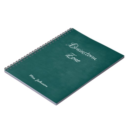 Brainstorm Zone Green Notebook Notizblock (Linke Seite)
