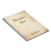 Brainstorm Zone Rustikales Notebook Notizblock (Rechte Seite)