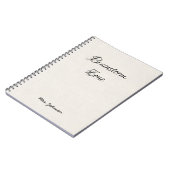 Brainstorm Zone White Notebook Notizblock (Linke Seite)