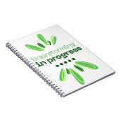 Brainstorming in Progress Notebook Writers/Authors Notizblock (Rechte Seite)