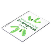 Brainstorming in Progress Notebook Writers/Authors Notizblock (Linke Seite)