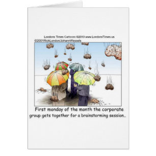 Brainstorming Session Funny T-Shirts Tasse Karten