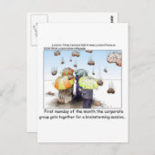 Brainstorming Session Funny T-Shirts Tasse Karten  (Vorne/Hinten)