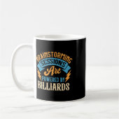 Brainstorming Sessions Billiards Enthusiast Kaffeetasse (Links)