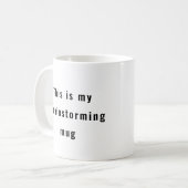 Brainstorming-Tasse - Ideengenerator Kaffeetasse (Vorderseite Links)