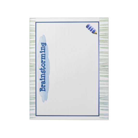 Brainstorming und Formula Notepad Notizblock (Rotiert)