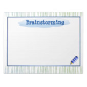 Brainstorming und Formula Notepad Notizblock (Vorderseite)