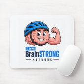 BrainSTRONG-Netzwerkmousepad Mousepad (Mit Mouse)