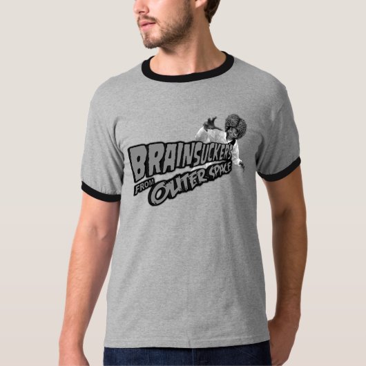 Brainsuckers Grau-Shirt T-Shirt (Vorderseite)