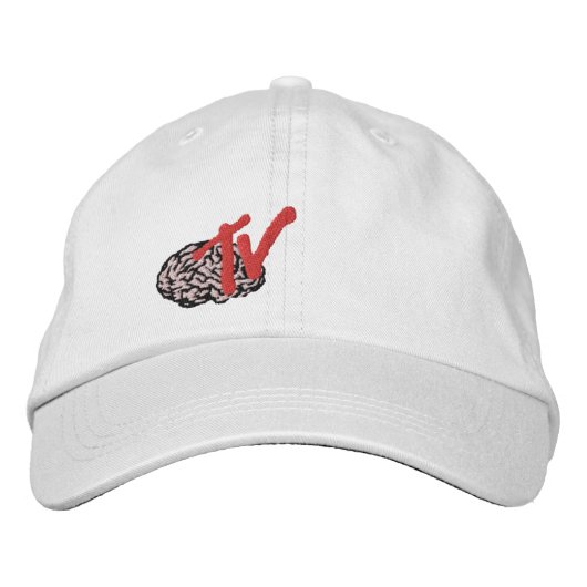 BrainTV bestickter Hut (Vorderseite)