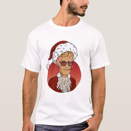 Brainy Bad Santa T-Shirt (Vorderseite)