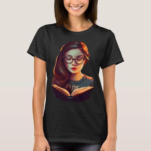 Brainy Beauty A Nerdy Girl's Love for STEM and Lit T-Shirt (Vorderseite)