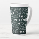 Brainy Brew Math Equations Milchtasse (Rechte Ecke)