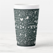 Brainy Brew Math Equations Milchtasse (Vorderseite)