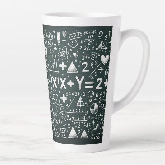 Brainy Brew Math Equations Milchtasse (Rechts)