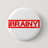Brainy Briefmarke Button (Vorderseite)