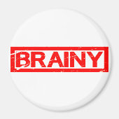 Brainy Briefmarke Magnet (Vorne)