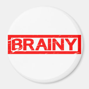 Brainy Briefmarke Magnet