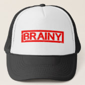 Brainy Briefmarke Truckerkappe (Vorderseite)