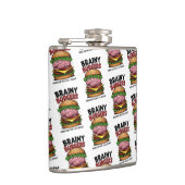 Brainy Burgers Flasche Flachmann (Rechts)