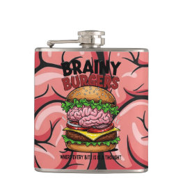 Brainy Burgers Flask Flachmann