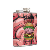 Brainy Burgers Flask Flachmann (Rechts)