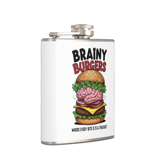 Brainy Burgers Flask Flachmann (Rechts)